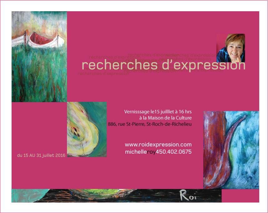 Michelle Roy présente ses œuvres à la Maison de la Culture de Saint