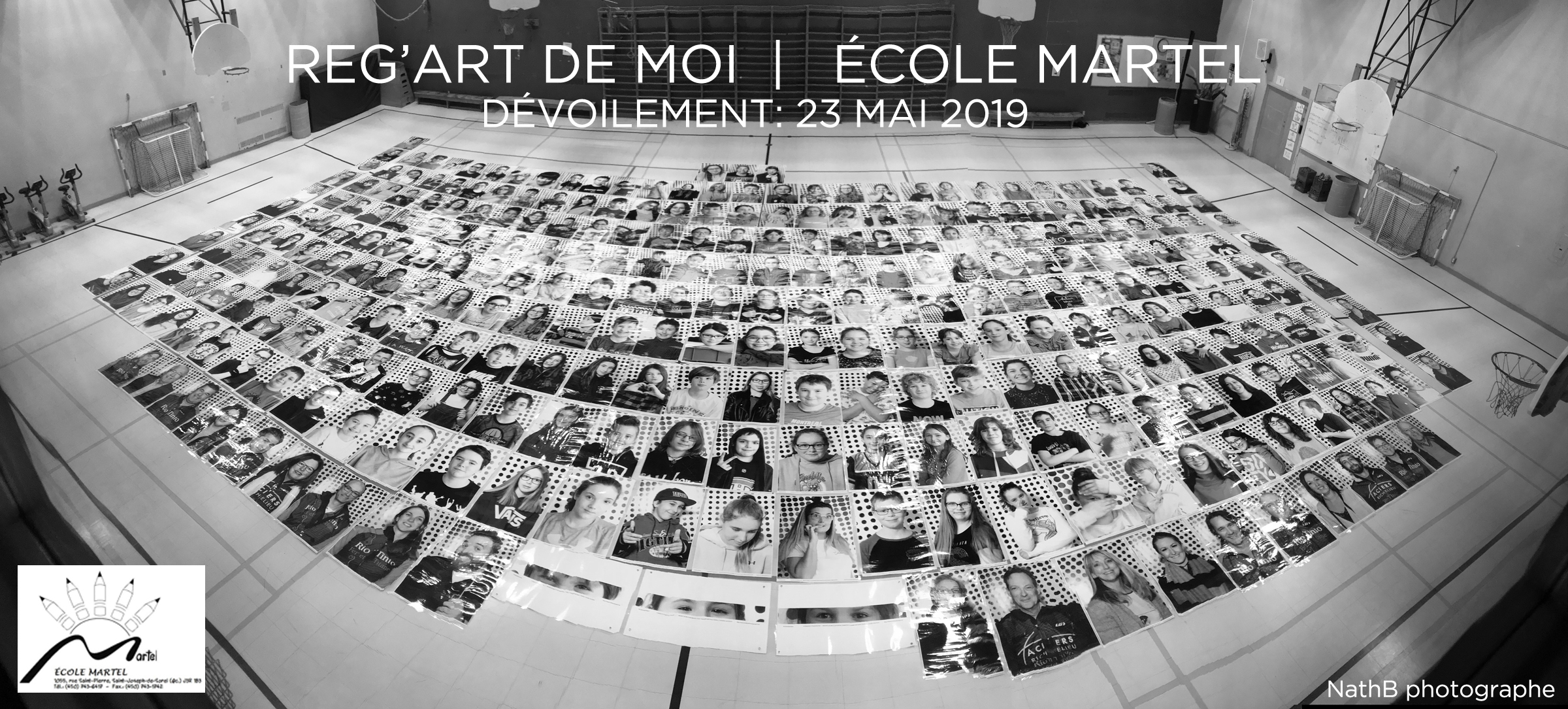 Une cour d'école bientôt entourée de centaines de photos à SaintJoseph