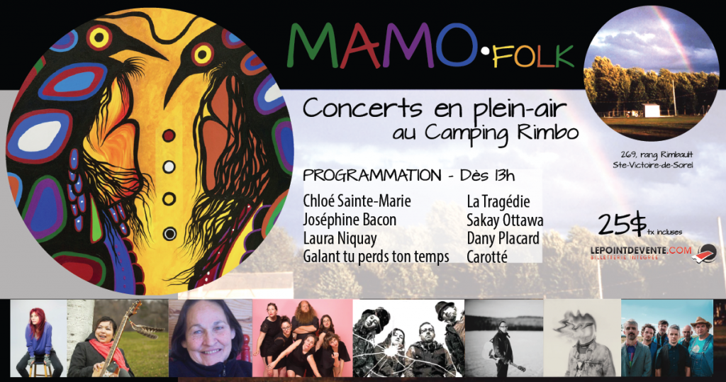 Le MAMO Folk ce samedi à SainteVictoire de Sorel CJSO