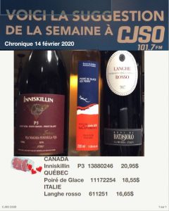 Chronique 14 février 2020