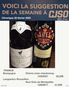 Chronique 21 février 2020