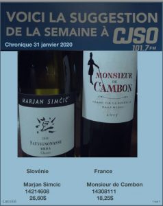 Chronique 31 janvier 2020