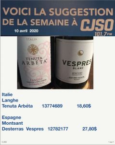 Chronique 10 avril 2020