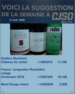 Chronique 17 avril 2020