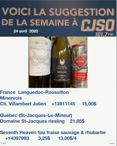 Chronique 24 avril 2020