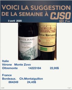 Chronique 3 avril 2020