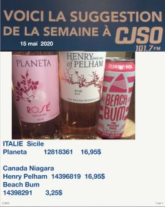 Chronique 15 mai 2020