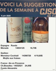 Chronique 5 juin 2020