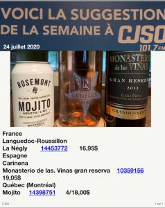 Chronique du 24 juillet 2020