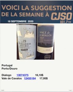 Chronique 18 septembre 2020