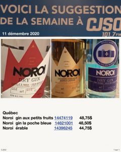 Chronique 11 décembre 2020