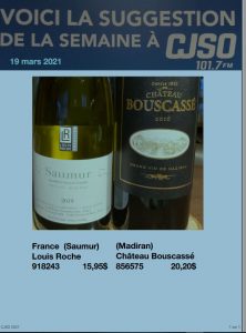 Chronique 19 mars 2021