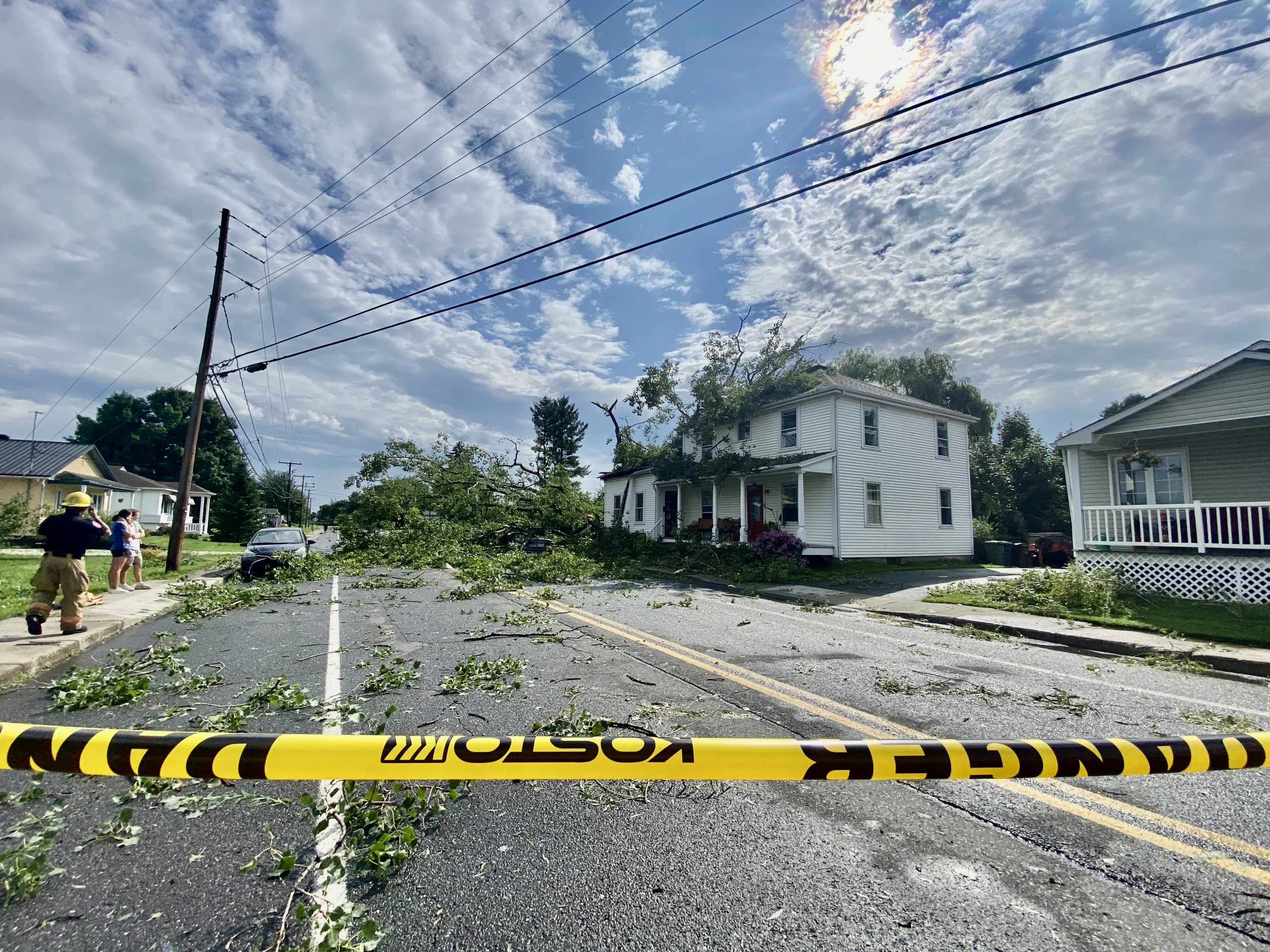 Corridor d’orages Des dommages à SainteVictoiredeSorel CJSO